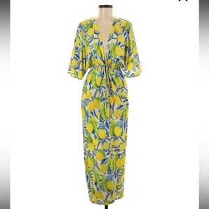 Kenny flowers Positano long cover up